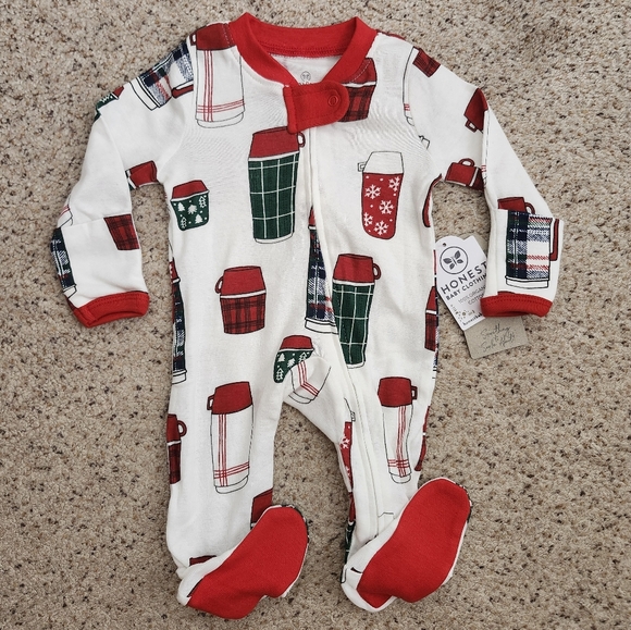 New Honest Christmas Holiday Onesie - Picture 1 of 2